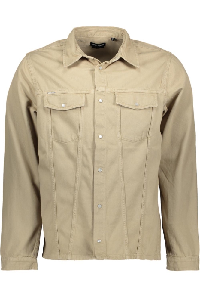 LONG SLEEVES SHIRT MMSL00738 FA700133 2081 SAND Sabbia